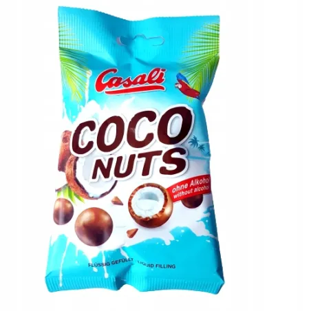 DRAŻE CASALI COCO NUTS Z NADZIENIEM KOKOSOWYM 100G DATA: 2026.05.29