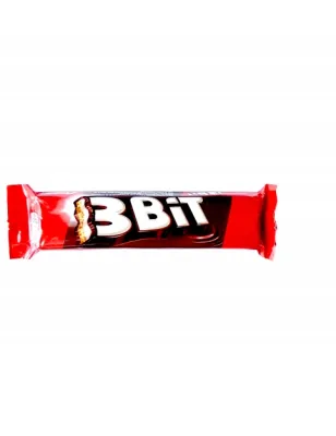 3BIT BATON W CZEKOLADZIE Z NADZIENIEM MLECZNYM I HERBATNIKIEM 46 g
