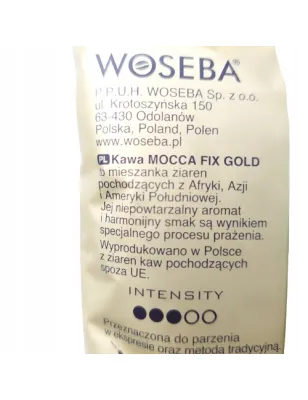 WOSEBA MOCCA FIX GOLD KAWA MIELONA 100g