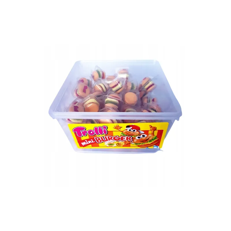 TROLLI ŻELKI MINI BURGERS 60szt. TROLLI ŻELKI MINI BURGERS 60szt.