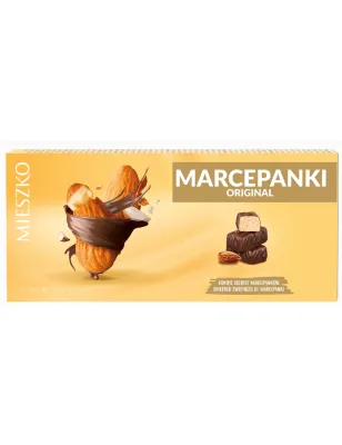MARCEPANKI BOMBONIERKA CUKIERKI Z MARCEPANEM 230g MIESZKO