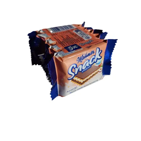 MANNERS SNACK MINIS WAFLE ML-ORZECH 5 x 25g