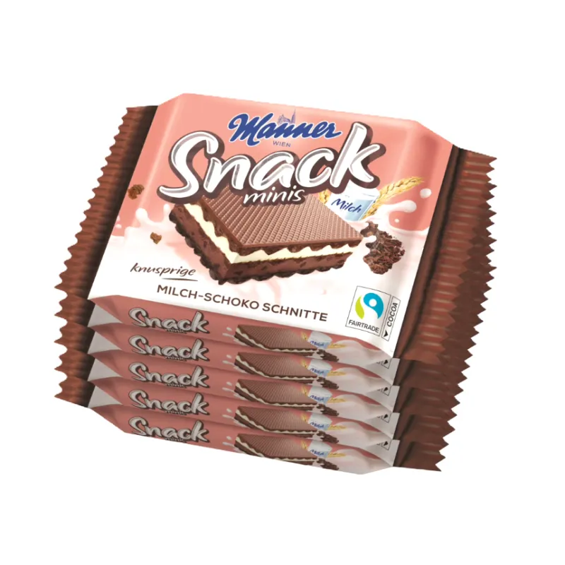 MANNER SNACK MINIS WAFLE ML- KAKAO 5 x 25g