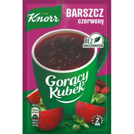 KNORR GORĄCY KUBEK BARSZCZ CZERWONY 14g