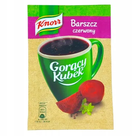 KNORR GORĄCY KUBEK BARSZCZ CZERWONY 14g