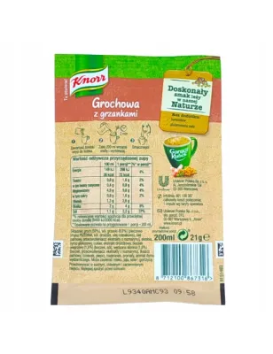 KNORR GORĄCY KUBEK GROCHOWA Z GRZANKAMI 21g
