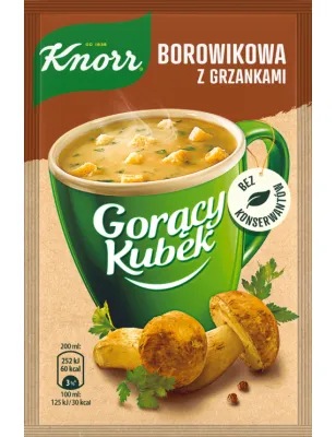 KNORR GORĄCY KUBEK BOROWIKOWA Z GRZANKAMI 15g