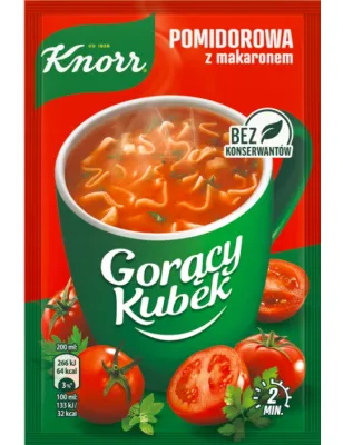 KNORR GORĄCY KUBEK POMIDOROWA Z MAKARONEM 19g
