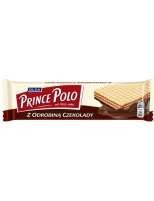 PRINCE POLO Z ODROBINĄ CZEKOLADY WAFELEK KAKAOWY 38g