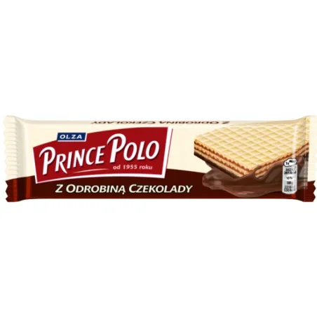 PRINCE POLO Z ODROBINĄ CZEKOLADY WAFELEK KAKAOWY 38g