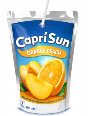 SOK CAPRI-SUN ORANGE PEACH SOK ZE SŁOMKĄ 200 ml
