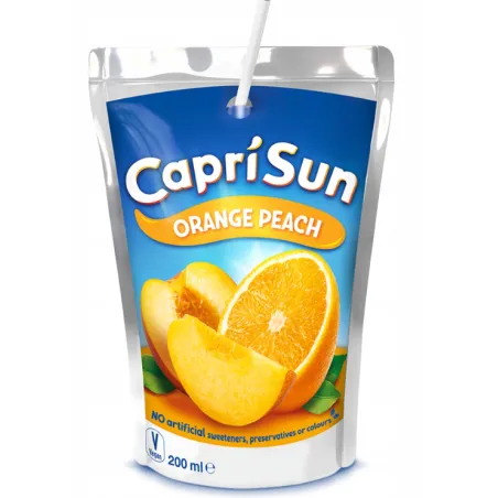 SOK CAPRI-SUN ORANGE PEACH SOK ZE SŁOMKĄ 200 ml