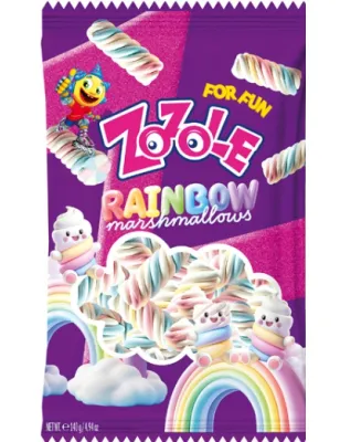 ZOZOLE PIANKI RAINBOW O SMAKU WANILIOWYM 140g BEZ GLUTENU I LAKTOZY