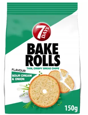 7DAYS BAKE ROLLS ŚMIETANKOWO-CEBULOWE 150g