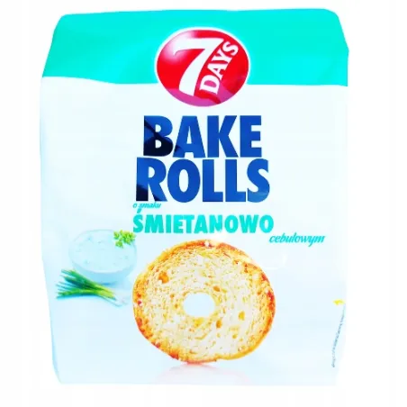 7DAYS BAKE ROLLS ŚMIETANKOWO-CEBULOWE 150g