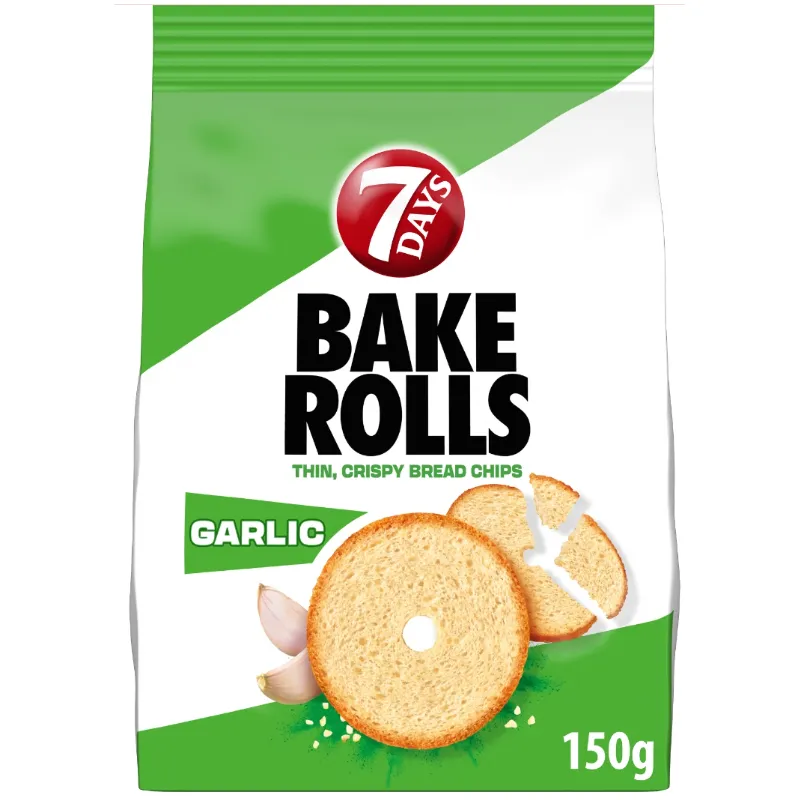 7DAYS BAKE ROLLS CZOSNEK CHRUPKI CHLEBOWE 150g