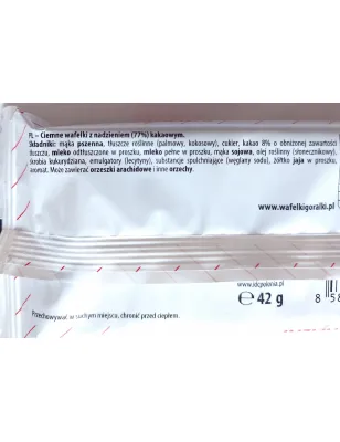 GÓRALKI NAGIE EXTRA KAKAOWE WAFELKI 42g