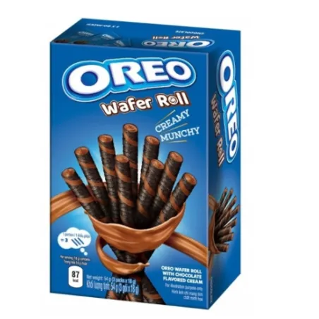 OREO WAFER ROLL CHOCOLATE CZEKOLADOWE RURKI WAFLOWE 3 x 18g (54g)