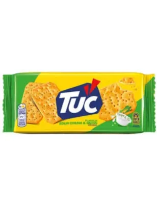TUC KRAKERSY ŚMIETANA CEBULKA CREAM ONION 100g DATA: 2026.08.31