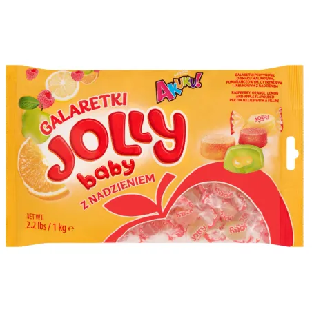 JUTRZENKA JOLLY BABY AKUKU GALARETKI Z NADZIENIEM OWOCOWYM 1kg