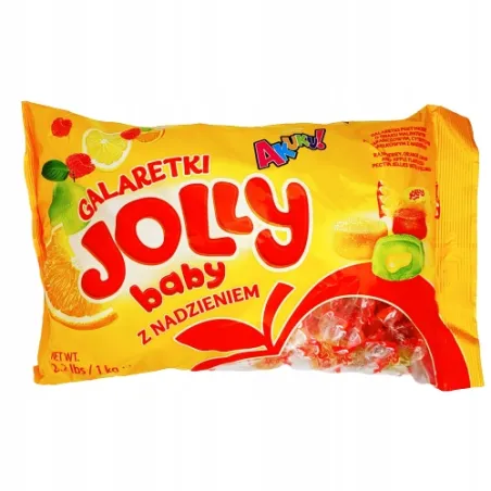 JUTRZENKA JOLLY BABY AKUKU GALARETKI Z NADZIENIEM OWOCOWYM 1kg