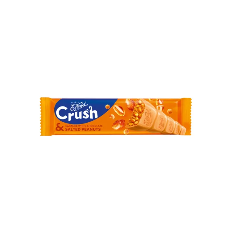 E.WEDEL BATON CRUSH CARAMEL CHOCOLATE & SALTED PEANUTS 25g