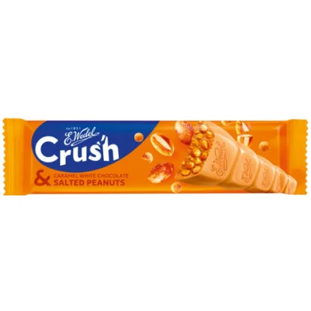 E.WEDEL BATON CRUSH CARAMEL CHOCOLATE & SALTED PEANUTS 25g