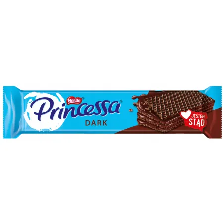 PRINCESSA DARK PRINCESSA WAFELEK KAKAOWY Z KREMEM KAKAOWYM 30g