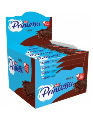 PRINCESSA DARK PRINCESSA WAFELEK KAKAOWY Z KREMEM KAKAOWYM 30g