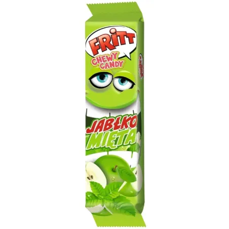 FRITT GUMA ROZPUSZCZALNA JABŁKO MIĘTA 70g LUDWIG SCHOKOLADE