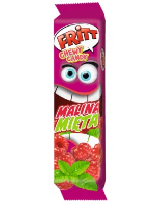 FRITT GUMA ROZPUSZCZALNA MALINA MIĘTA 70g LUDWIG SCHOKOLADE