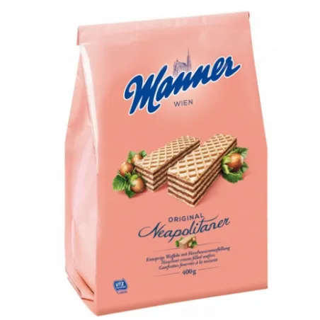 MANNER WAFLE Z KREMEM ORZECHOWYM 200g