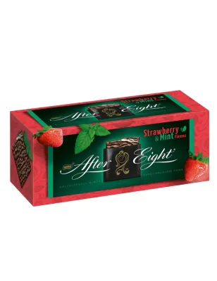 AFTER EIGHT STRAWBERRY MINT  GORZKA CZEKOALDA Z NADZINIEM MIĘTOWO-TRUSKAWKOWYM 200g