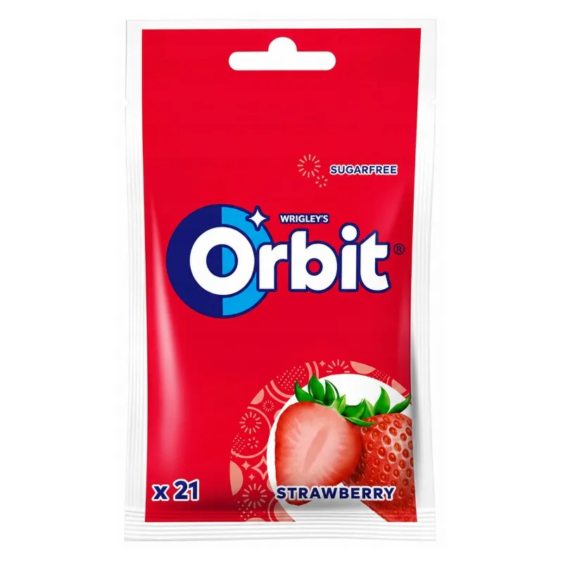 GUMA ORBIT STRAWBERRY TRUSKAWKA  29g