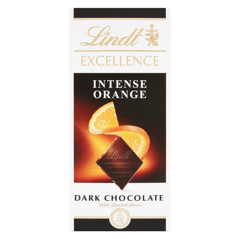 LINDT CZEKOLADA ORANGE EXCELLENCE DARK CHOCOLATE 100g LINDT CZEKOLADA ORANGE EXCELLENCE DARK CHOCOLATE 100g