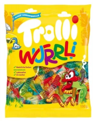 TROLLI WURLI OWOCOER ROBACZKI 150g