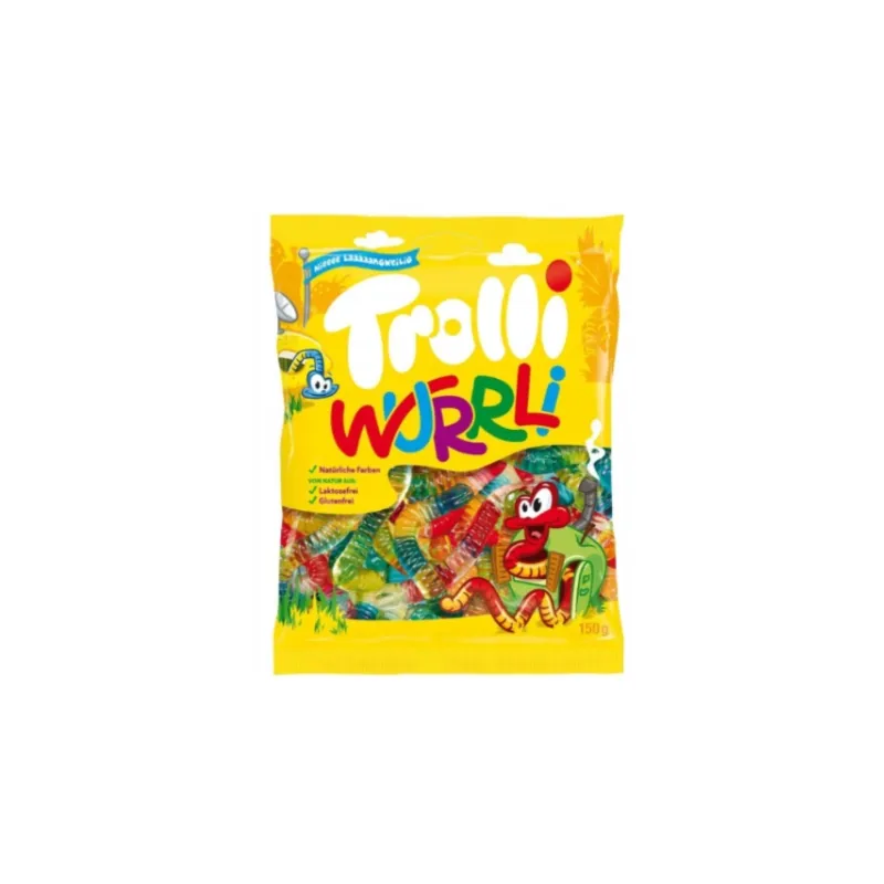 TROLLI WURLI OWOCOER ROBACZKI 150g