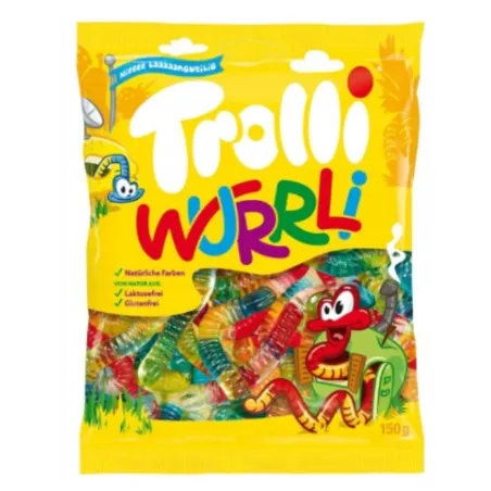 TROLLI WURLI OWOCOER ROBACZKI 150g