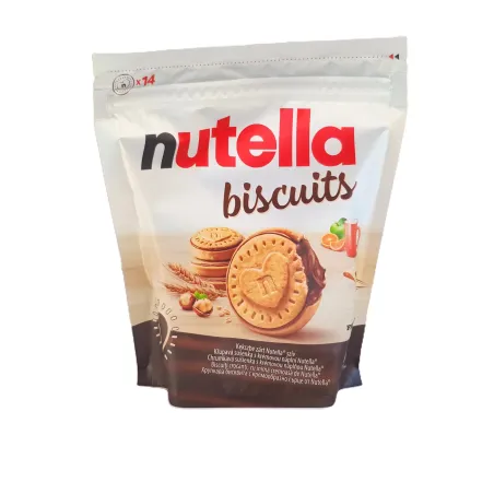 NUTELLA BISCUITS  14szt CHRUPIĄCYCH CIASTECZEK Z KREMEM NUTELLA 193g