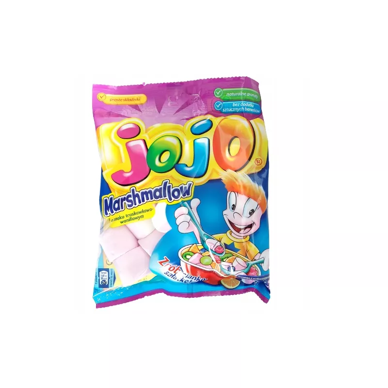 JOJO MARSHMALLOW PIANKI TRUSKAWKOWO WANILIOWE 86g JOJO MARSHMALLOW PIANKI TRUSKAWKOWO WANILIOWE 86g