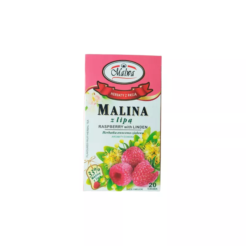 MALWA HERBATA MALINA Z LIPĄ 40G EKSPRESOWA OWOCOWA MALWA HERBATA MALINA Z LIPĄ 40G EKSPRESOWA OWOCOWA