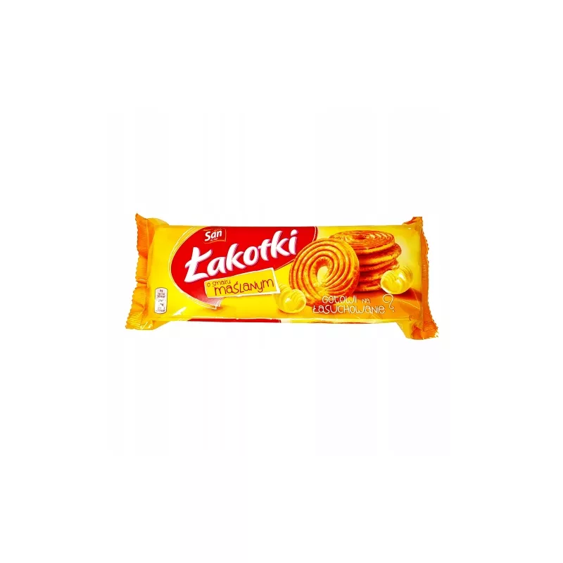 Ciastka ŁAKOTKI MAŚLANE 168G SAN KRUCHE CIASTECZKA