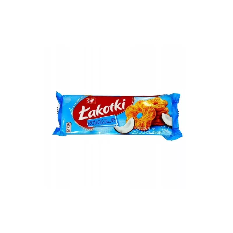 Ciastka ŁAKOTKI KOKOSOWE 168G SAN KRUCHE