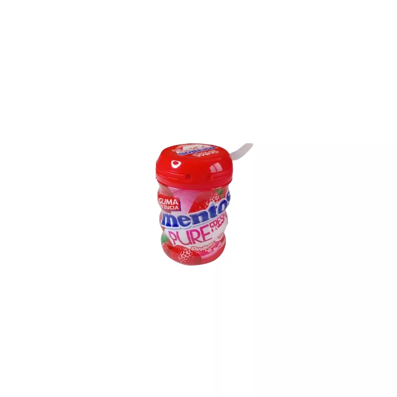 MENTOS PURE FRESH STRAWBERRY GUMA BEZ CUKRU 60g MENTOS PURE FRESH STRAWBERRY GUMA BEZ CUKRU 60g