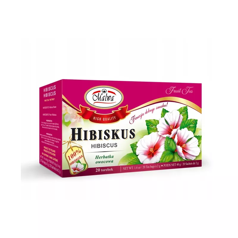 MALWA  HIBISKUS HERBATA OWOCOWA 40g