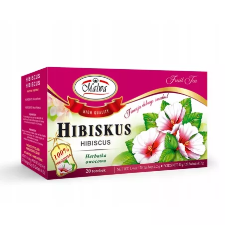 MALWA  HIBISKUS HERBATA OWOCOWA 40g