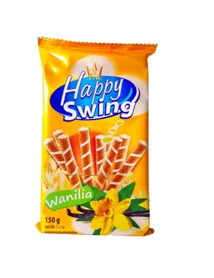 FLIS HAPPY SWING RURKI WAFLOWE Z KREMEM WANILIOWYM 150g