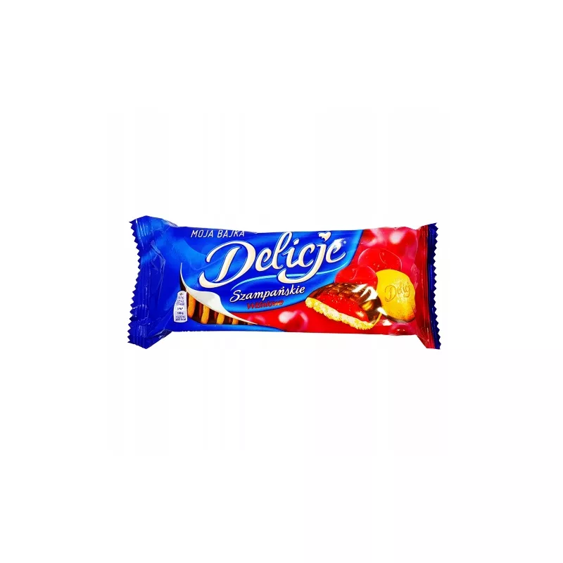 DELICJE SZAMPAŃSKIE WIŚNIOWE 147g DELICJE SZAMPAŃSKIE WIŚNIOWE 147g