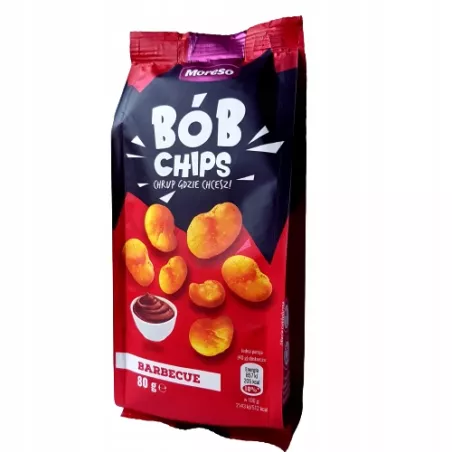 MORESO BÓB CHIPS BARBECUE 80g