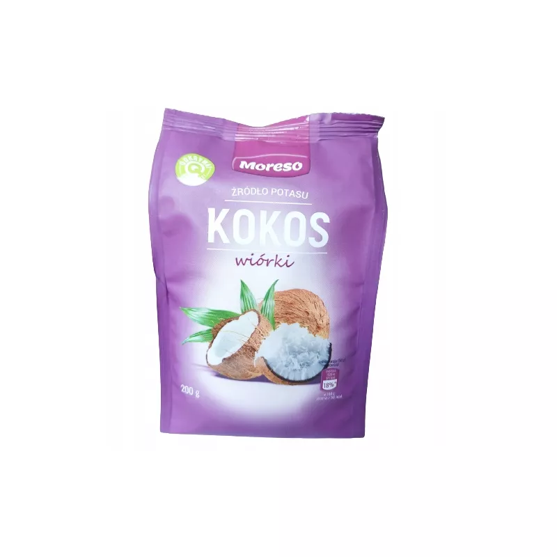 MORESO KOKOS WIÓRKI 200g